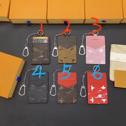 American Chain Card Card Holder Tracker Wiselant Key Pierścień Luksusowy kluczowy pierścień