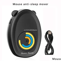 Keyboard Mouse Combos Accessories Movement Simator Jiggler Mover Driver Simation With On/Off Switch Usb Charge Drop Delivery Computers Otcbi