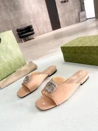 Tasarımcı Sandalet İtalya terlikleri Paris Yeni Kauçuk Slaytlar Sandalet Çiçek Brokar Kadın Erkekler Serim Düz Dipler Flip Flops Kadın Moda 1213