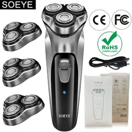 Shaver Electric Shaver Electric Shaver for Men Electric Razor Soeye Shaver for Men 3D Floating Blade Beard Trimmer USB Recharge Cutting Hair Machine