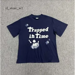 Рубашка Broken Planet Мужская летняя футболка Trapped in Time из пенопласта Broken Planet Хлопковые футболки унисекс с круглым вырезом в стиле хип-хоп Футболки с короткими рукавами 4672