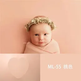 Filtar 2024 Född bakgrund av filtfiltpografi Props Solid Color Baby Wrap för shoot