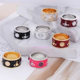 المجوهرات vivianeism Westwoodism Rings Cat Eye Stone Saturn Ring Female Punk Hip Hop Ring