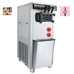 Stainless steel Hot Sale Floor Standing Frozen Yogurt Ice Cream Maker soft serve ice cream machine commercial Italian Vertical LINBOSS