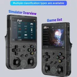 RG353V RG353VS 64/128/Touchscreen Handheld-Game-Spieler Android 11 LINUX Dual System Tragbare Videospielkonsole