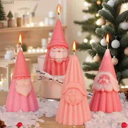 Zanaat Araçları 3D Noel Baba Mum Silikon Kalıp DIY Sakallı İnsan Alçı Bebek Noel Yapımı Aracı Ev Partisi Çikolatalı Kek Dekoru Hediye YQ240115