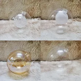 Chandelier Crystal G9 Spherical Glass Lampshade Magic Bean DIY Lamp Accessories Transparent Milk-white Frosted Amber Shell