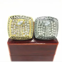 2018 Fantasy Football Championship Alloy Ring Birthday Gift Collection266I