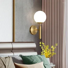 Wandleuchte Moderne nordische E14 LED-Glanz Golden Black Innenbeleuchtungskörper für Schlafzimmer Wohnzimmer Wandleuchte Lichter