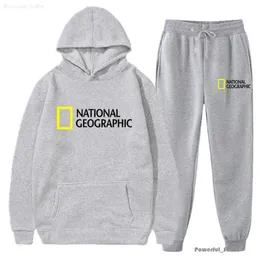 2024 Mode pour hommes et femmes Br Sweats à capuche National Geographic Channel Sports Set Printemps Automne Deux pièces Hommes Ess Sp5der 6899