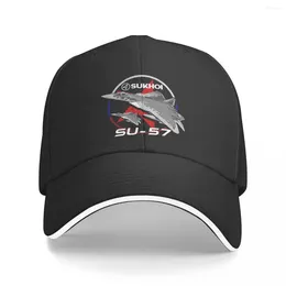 Boll Caps Sukhoi Su-57 ryska fighterjet baseball cap Söta visir hattar för kvinnliga män