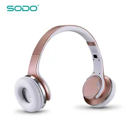 Hörlurar Original SODO MH1 NFC Wireless Bluetooth hörlurar Twistout En minihögtalare Trådlöst headset med mikrofon för telefoner