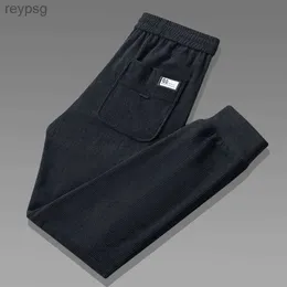 Pantaloni da uomo Astique pantaloni a vita artificiale in velluto a coste abbigliamento casual da donna tutto in uno minimalista con lacci nuova collezione autunnale YQ240115