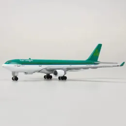 1 400スケールAER Lingus A330合金シミュレーションモデル装飾大人と子供のコレクションファミリー装飾240115に適しています