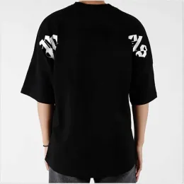 Męskie koszulki Tshirt Designer Summer Mens Palms T Shirt For Man Graffiti T Palms Palmagel City Designer Limited Inkjet Letter Printing Women's Tops YM1