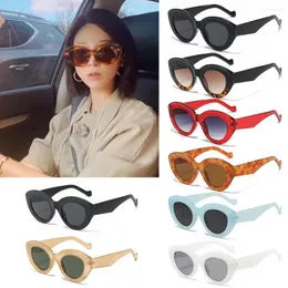 Sunglasses Ins Oversized For Women Cute Oval Thick Frame Sun Glasses Summer Chic Retro Style Shades Advanced