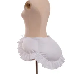 1pc kvinnor vintage renässans bum roll dräkt tillbehör medeltida lolita klänningar elizabethan rörelse ny vit bomullstyg209y