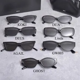 2021 New style Small face Women Sun glasses Gentle KOKI DUA DEUS AGAIL Linda GW003 1996 Acetate Polarized UV400 lens SunGlasses228U