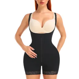 Bdoy Shapers Women talle odchudzanie Płyska Przusza Kompresyjna Pokazanie brzucha Pełne body Shapewear Fajas bez podkładek 240113