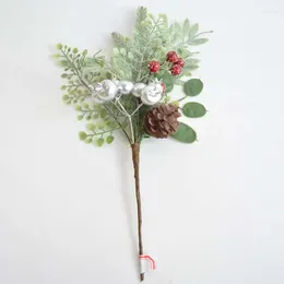 장식용 꽃 인공 식물 묶음 크리스마스 꽃다발 가정 장식에 적합한 액세스 가능한 벽