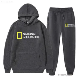 2024 Erkek ve Kadın Modası Br Hoodies Sweatshirts National Geographic Kanal Spor Seti Bahar Sonbahar İki Parçalı Erkek ESS SP5DER 1580