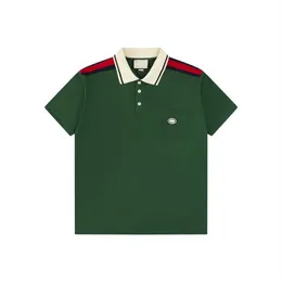 Wysokiej jakości biznesowy biznesowy designer na polo designer męski letnia koszulka haftowa koszulka High Street Trend koszulka top T-shirts-xxl
