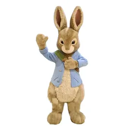 Costume de mascotte de lapin mignon d'Halloween, tenue de personnage de dessin animé d'Halloween, robe de fête de Noël en plein air, vêtements publicitaires promotionnels