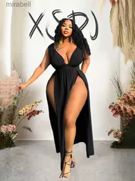 Базовые повседневные платья Robe de soire longue et lgante pour femmes robe sexy et audacieuses robe moulante noire grande Taille vente en gros livraison Directe YQ240115