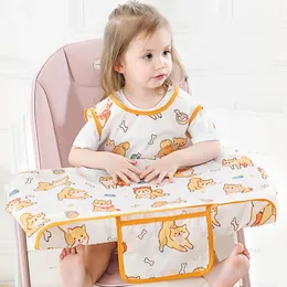 Kokolica Baby Waterproof BIBS BIBS z tkaniną stołową krzesło do jadalni Suknia Suknia Saliwa Burp Fartuch Urodzony 240115