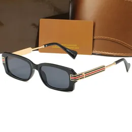 Clássico luxo designer óculos de sol homens mulheres óculos de sol clássico marca de luxo moda uv400 óculos com caixa retro quadro viagem praia verão com caixa