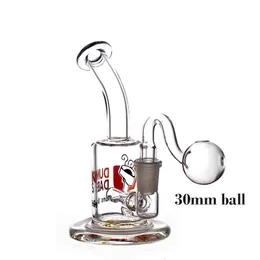 14mm femmina Dab Rig Bong in vetro Narghilè Inline Perc Tubi per l'acqua per fumatori 14mm Joint Recycler Ashcatcher Bong con tubo maschio per bruciatore a olio in vetro Prezzo all'ingrosso