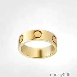 Nieuwe Liefdesring Luxe Sieraden Gouden Ringen voor Vrouwen Titanium Staallegering Verguld Proces Mode-accessoires Vervagen nooit Niet allergisch NA4Q R2DI R2DI