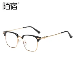 2024 Luxury Designer CH Solglasögon för kvinnor Chromes Glasögon Ramar Mens Spectacle Myopia Eye Protection Flat Lens Heart Gelgas Frame Ladies Unisex Eyewear DXHP