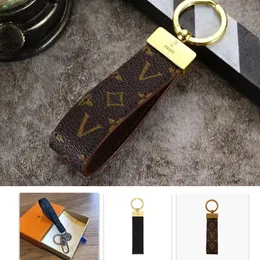 Luxury Monogram V keychain Classic Official website 1:1 M65221 Designer Portable Keyring Chain Men's and Women's Letter V Brown Key chains