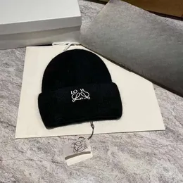 Chapéu de desenhista Lowe Rabbit Hair Malha para Mulheres no Outono e Inverno Engrossado Quente Fria Pilha Cabeça Envolvida Lã Bola Cap Hater Snapback