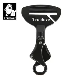 Truelove Cintura di sicurezza per auto Cintura con fibbia di sicurezza Collare o imbracatura Leggera lega di alluminio portatile TLM1992/93 240115