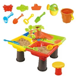 Sand Play Water Fun Kids Outdoor Summer Beach Sand Digging Tool Water Spela plastbord Toy Kitvaiduryb