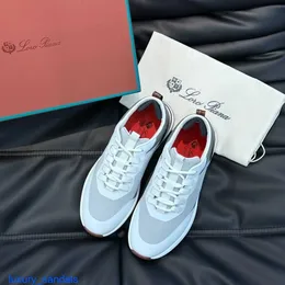 Tydzień End Walk Sneakers Loropinas swobodne buty Nowe męskie skórzane buty z siatki sportowe Buty oddychające swobodne buty kolorowe koronkowe buty do biegania HB ZXN6