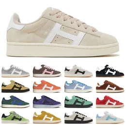 designer campus anni '00 pelle scamosciata Grey Gum per uomo donna scarpe sneakers Dust Cargo Clear Pink Fusion Wonder White Nero Dark Green mens trainer