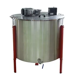 CE -certifikat 24 Frames Electric Honey Extractor Rostfritt stål honungscentrifuge revertable Motor biodlingsutrustning