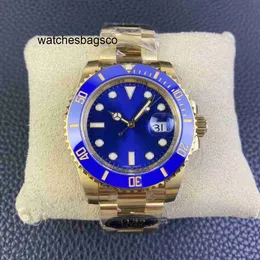 Automatiska mekaniska klockor Dykklocka Blue Clean All-Inclusive M116618 18K Intergold Dandong 3135 Mekanisk rörelse 40mm 904L Steel Business Favorite One