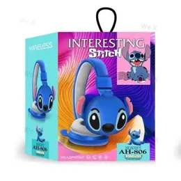 Auricolari Cuffie Bluetooth per cartoni animati Cuffie wireless pieghevoli Cuffie stereo anime con microfono Regalo per bambini