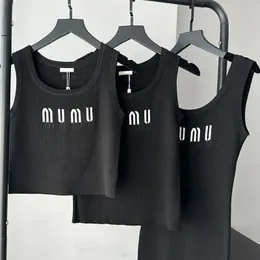 Сексуальные женские майки, жилет, юбка, платье, длинные, средние, короткие, дизайнерские, с надписью Mumu, черная блузка без рукавов, топы, качество SML