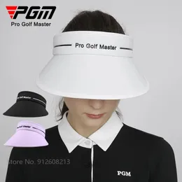 PGM Cappellini da golf da donna Protezione solare da donna Cappelli a cilindro vuoti Cappello sportivo traspirante anti-UV femminile Visiera parasole a tesa larga 240116