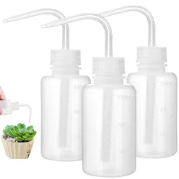 Botellas de almacenamiento 3 PCS Botella de lavado de plástico Riego Lavado Condimento Squeeze Salsa Suculenta o