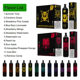 Originele ZOOY 7000 Rookwolken Bars Wegwerp Vape Pen E sigaretten16ml Voorgevulde Pods Cartridge 650mAh Oplaadbare Batterij Rookwolken 7K Elektronische Sigaret Vapers