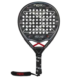 NOx AT10 Genius Agustin Tapia Padel Racket /Tennis Racket 3K Kolfiber med EVA Soft Memory Paddel Hög Balance Power Surface 240116