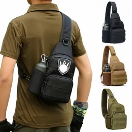 Borsa tattica militare Zaino mimetico militare Zaino in nylon Caccia Campeggio Trekking Sling Borse a tracolla da uomo 240115