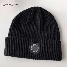 Stones Island Hat Beanie Island Marka Örgü Tasarımcı Cap Mens Filed Hat Unisex Kaşmir Mektuplar Sıradan CP Comapny Kafatası Kapakları Moda Taşlar Beyaz Fox Şapkalar 1625