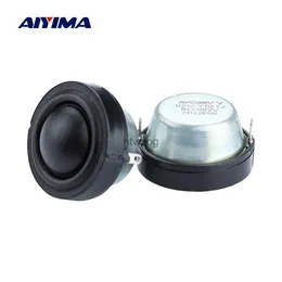 Taşınabilir Hoparlörler Aiyima 1.25 inç Kubbe İpek Tweeter Hoparlör Üniteleri 8 Ohm 50W Geniş Frekans Güçlü Manyetik Tiz Mini Hoparlör 34mm 2pcs YQ240116